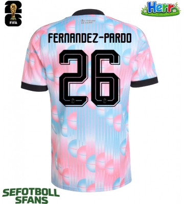 Belgien Matias Fernandez-Pardo #26 Bortatröja VM 2026 Kortärmad